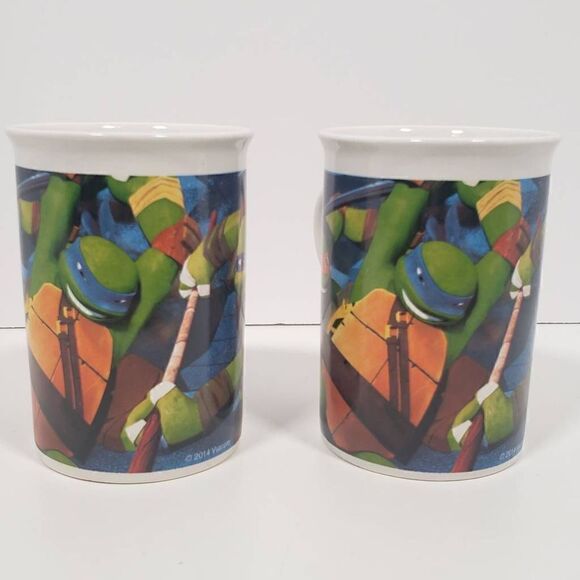 Teenage Mutant Ninja Turtles Mug Viacom 2016 Set of 2 - Picture 4 of 8